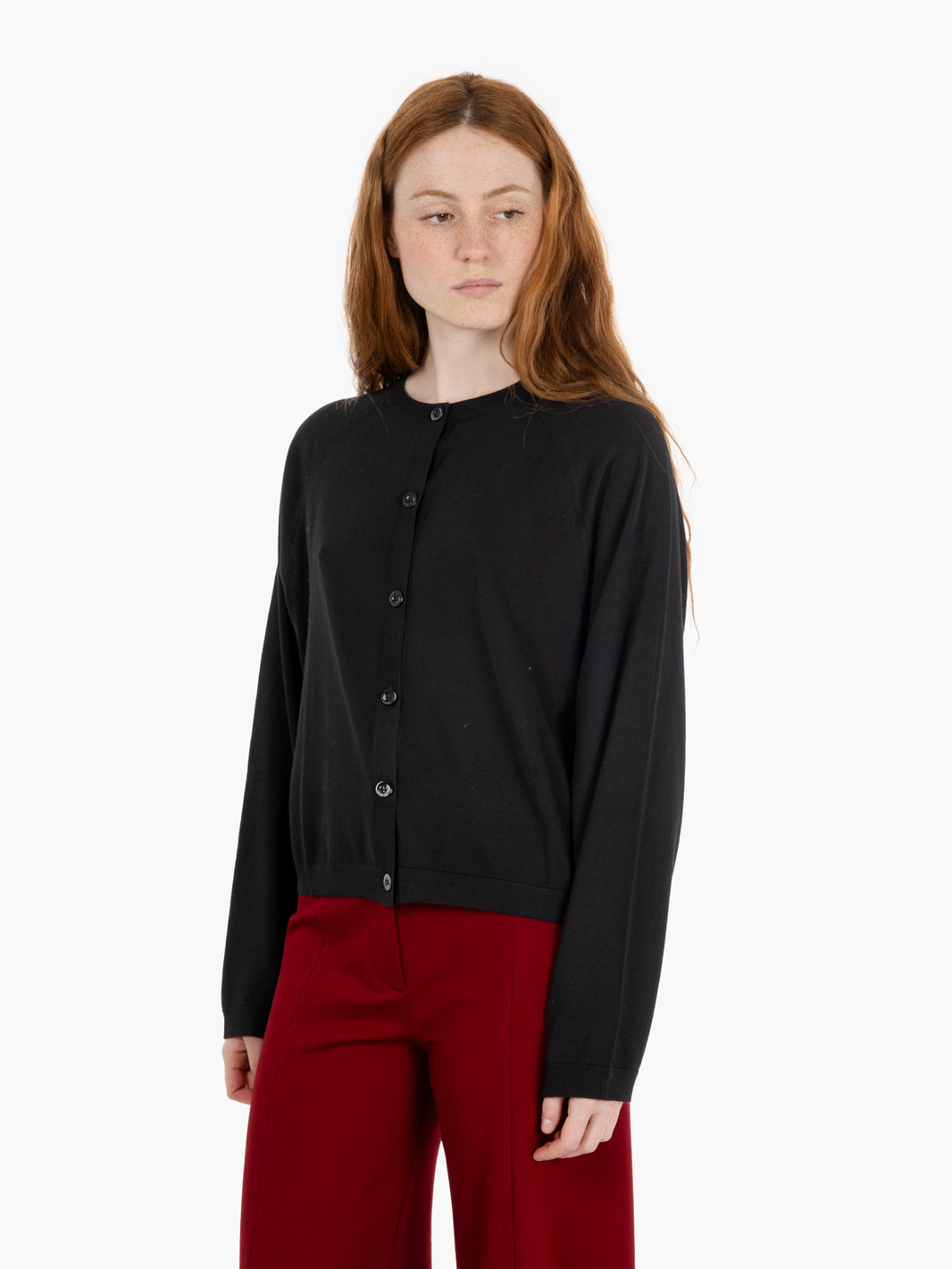 Cardigan in lana Beatrice nero