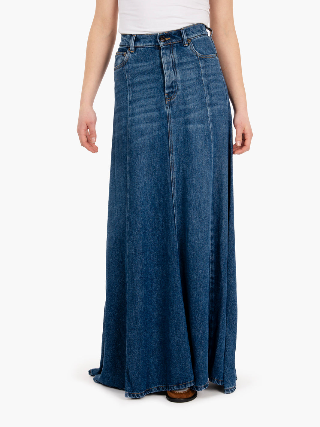 Mirella blue long skirt