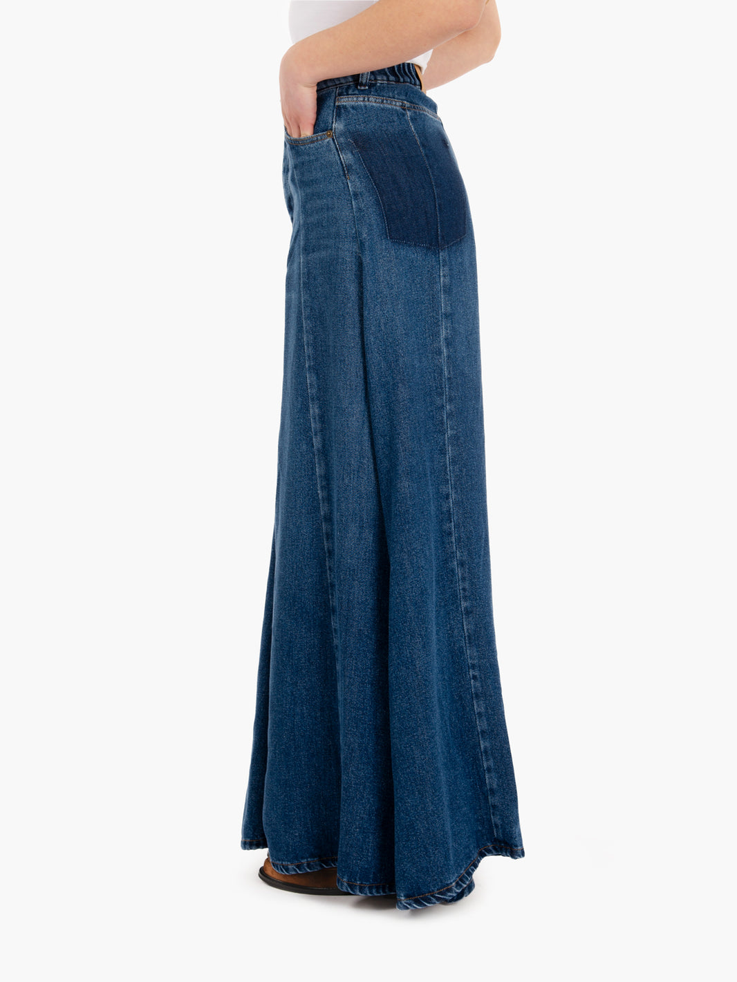 Mirella blue long skirt