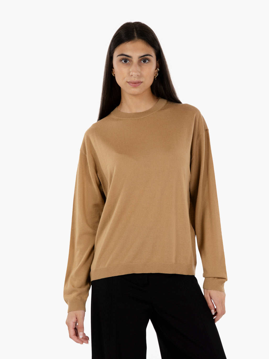 Alejandra Almond Merino Sweater