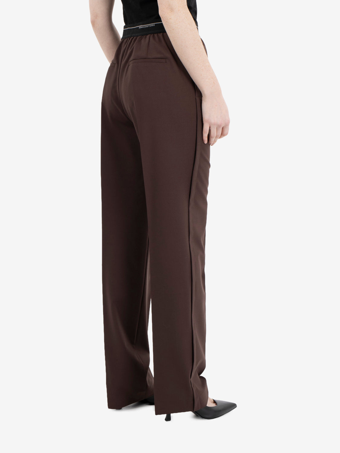 Gabriela dark cocoa trousers