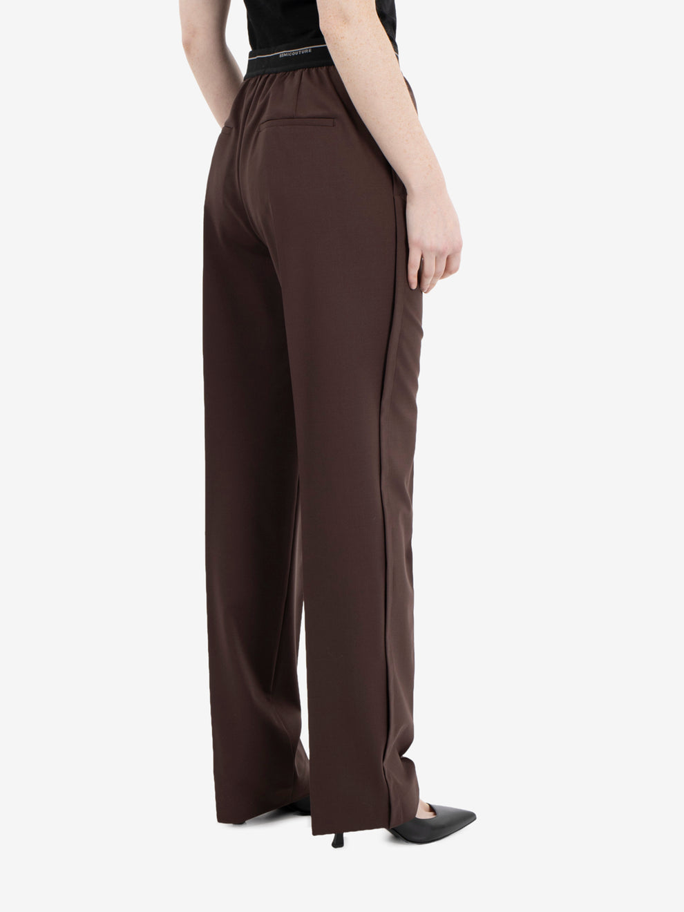 Gabriela dark cocoa trousers