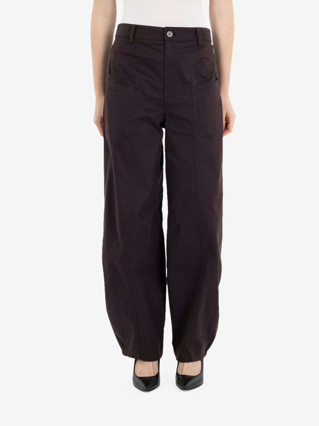 Giselle balloon trousers mocha