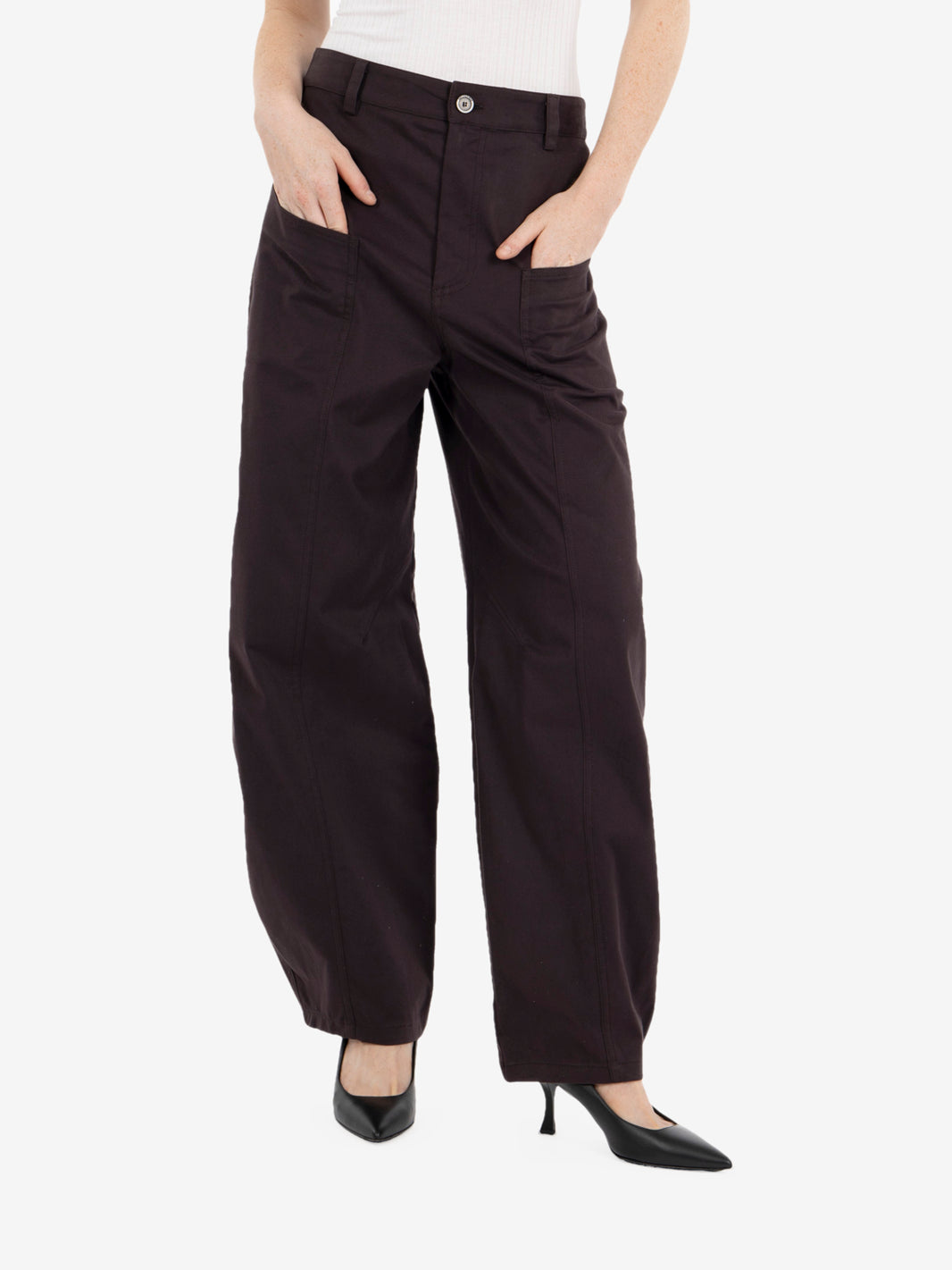 Giselle balloon trousers mocha