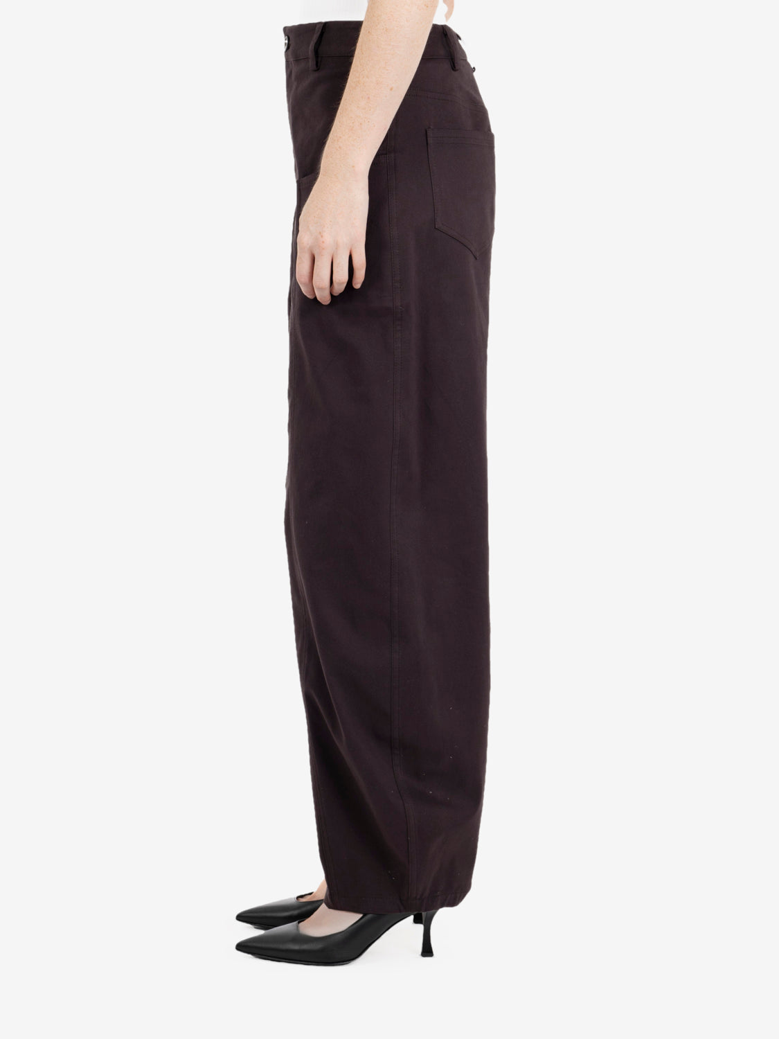 Pantalone Giselle balloon moka