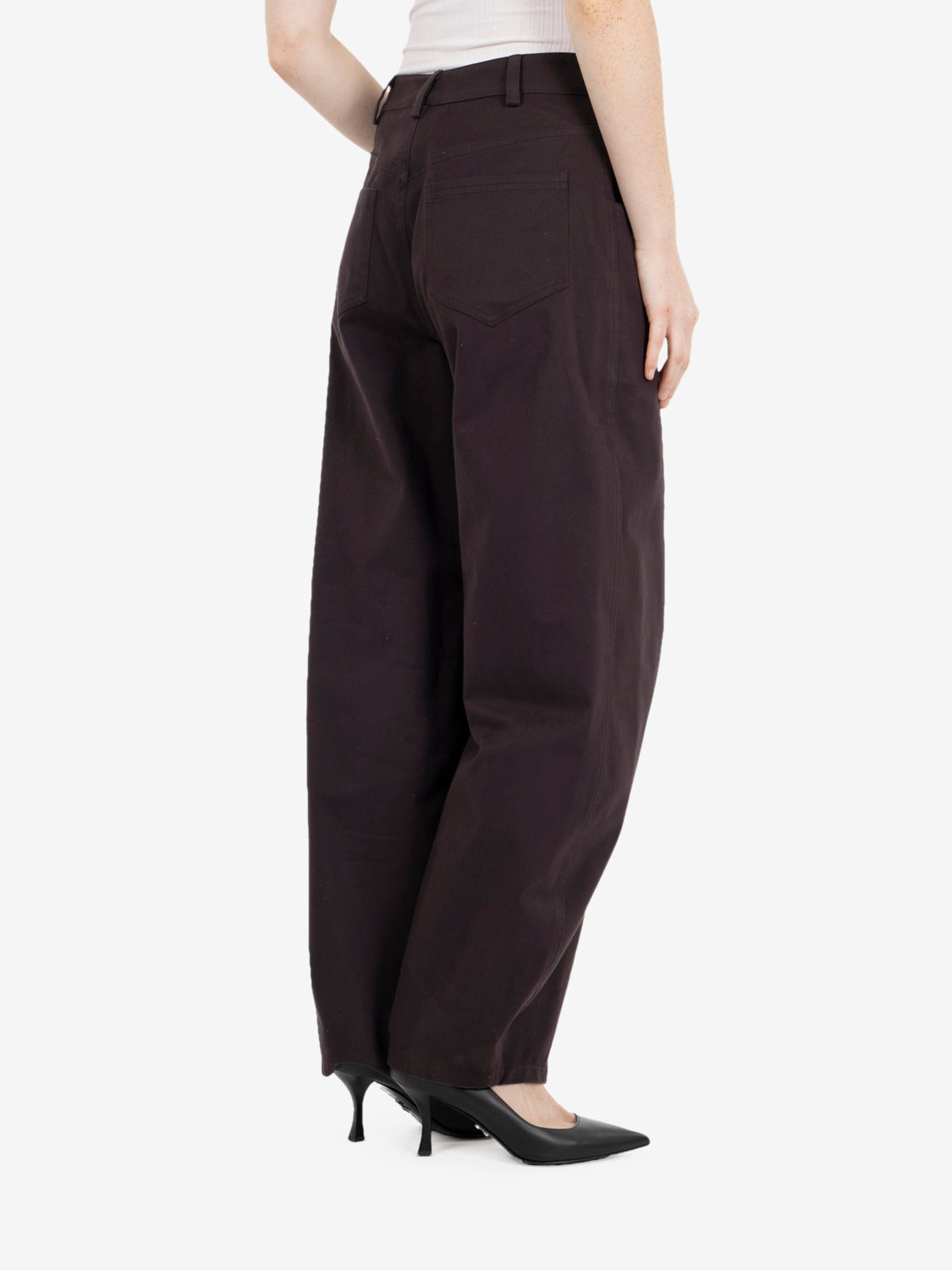 Pantalone Giselle balloon moka