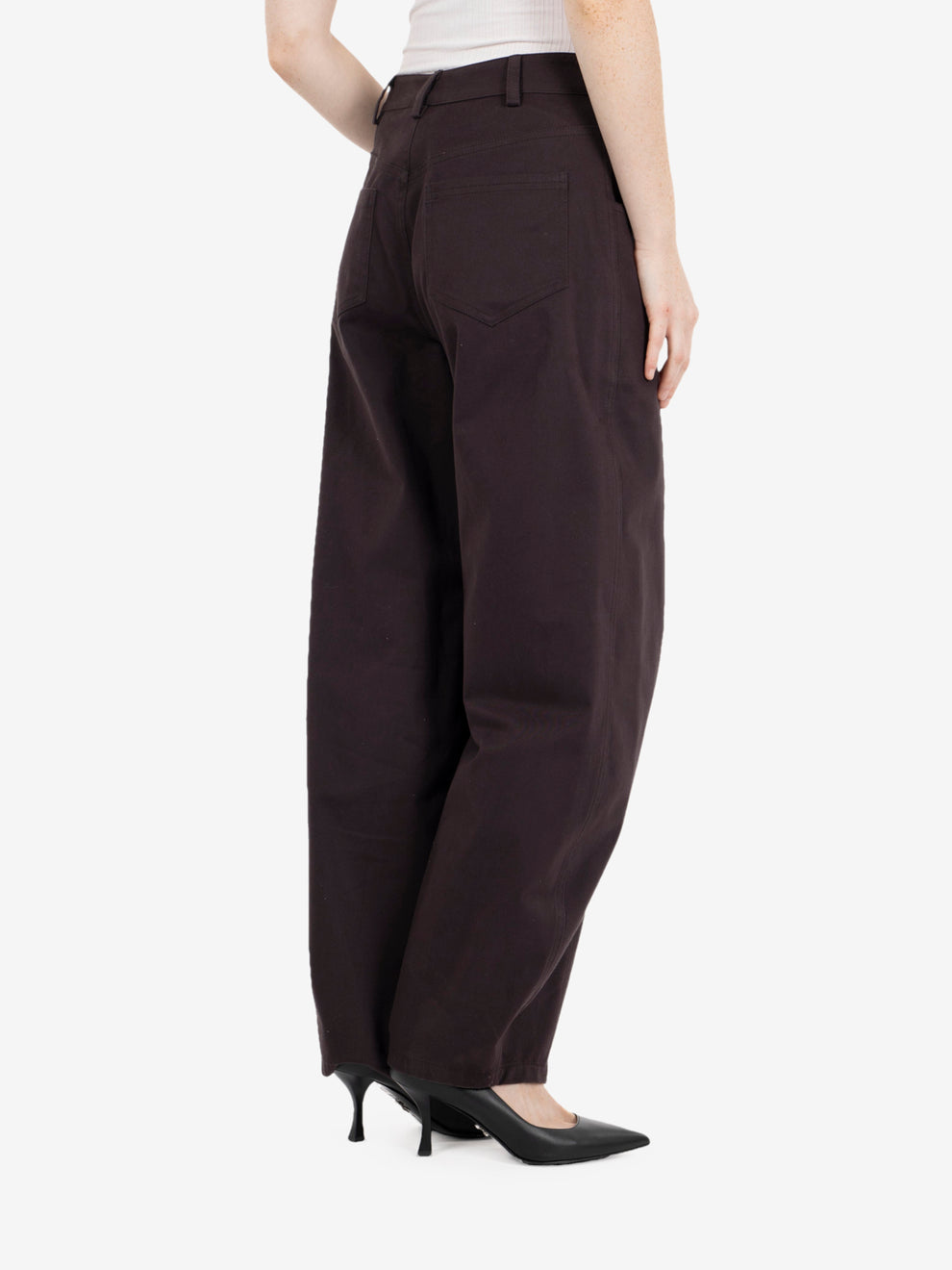 Pantalone Giselle balloon moka