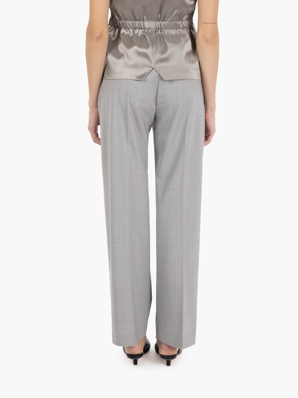 Pantaloni Damienn pearl grey