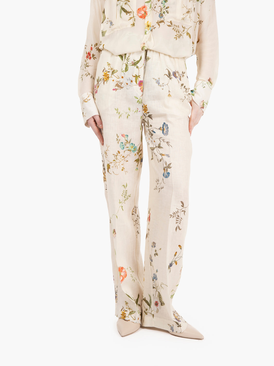 Pantaloni Margaret stampa floreale