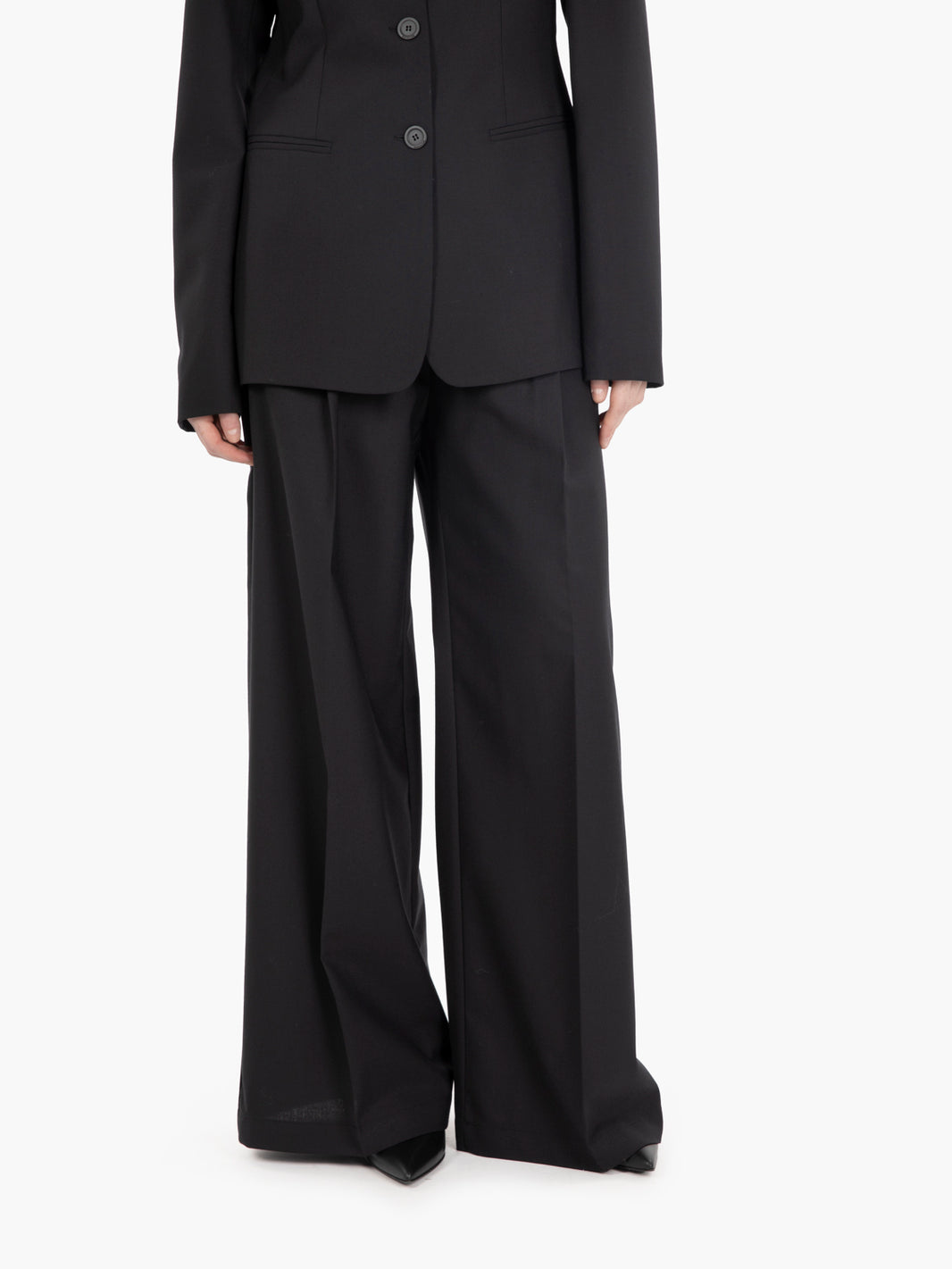 Pantaloni palazzo Jhonny nero