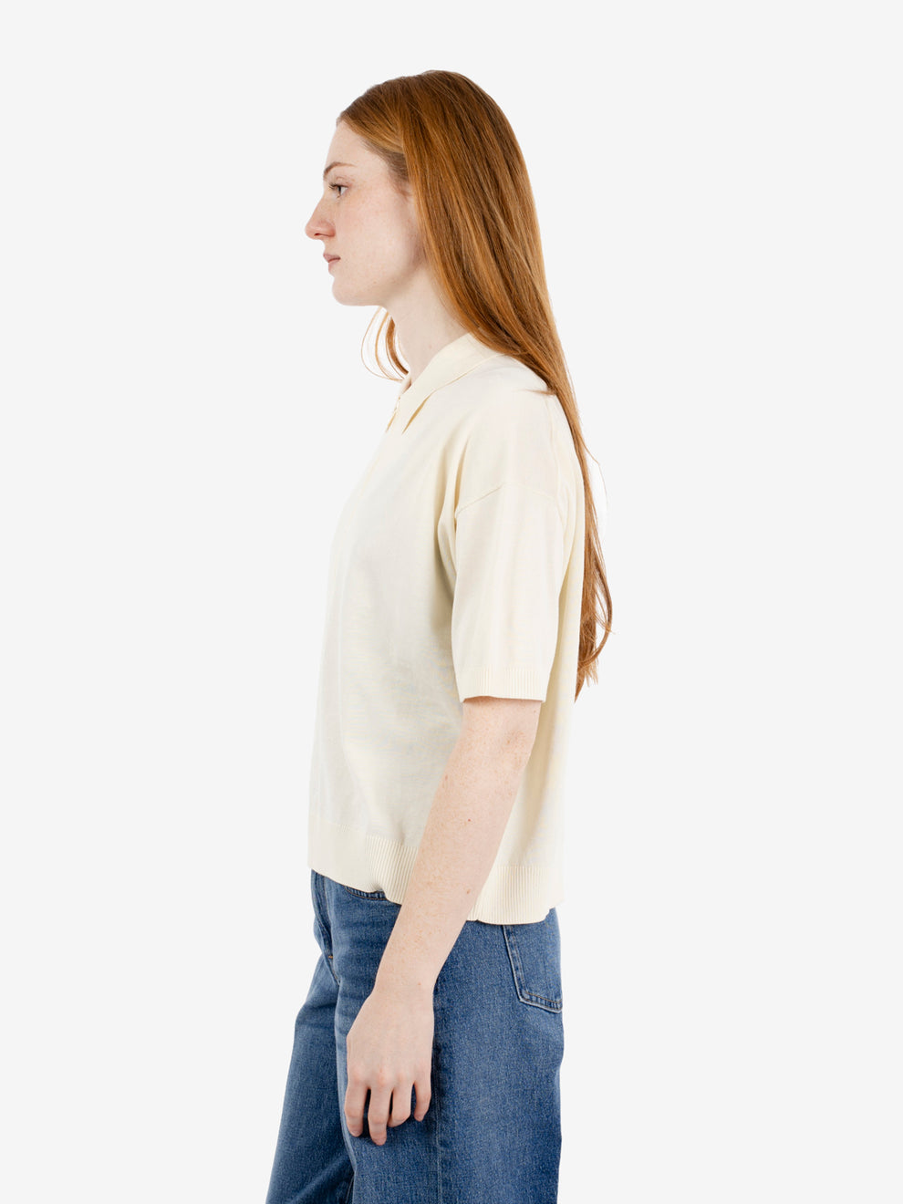 Polo Ambre in lana panna