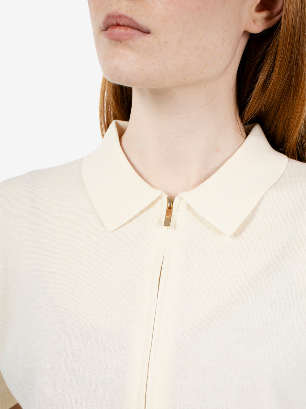 Polo Ambre in lana panna