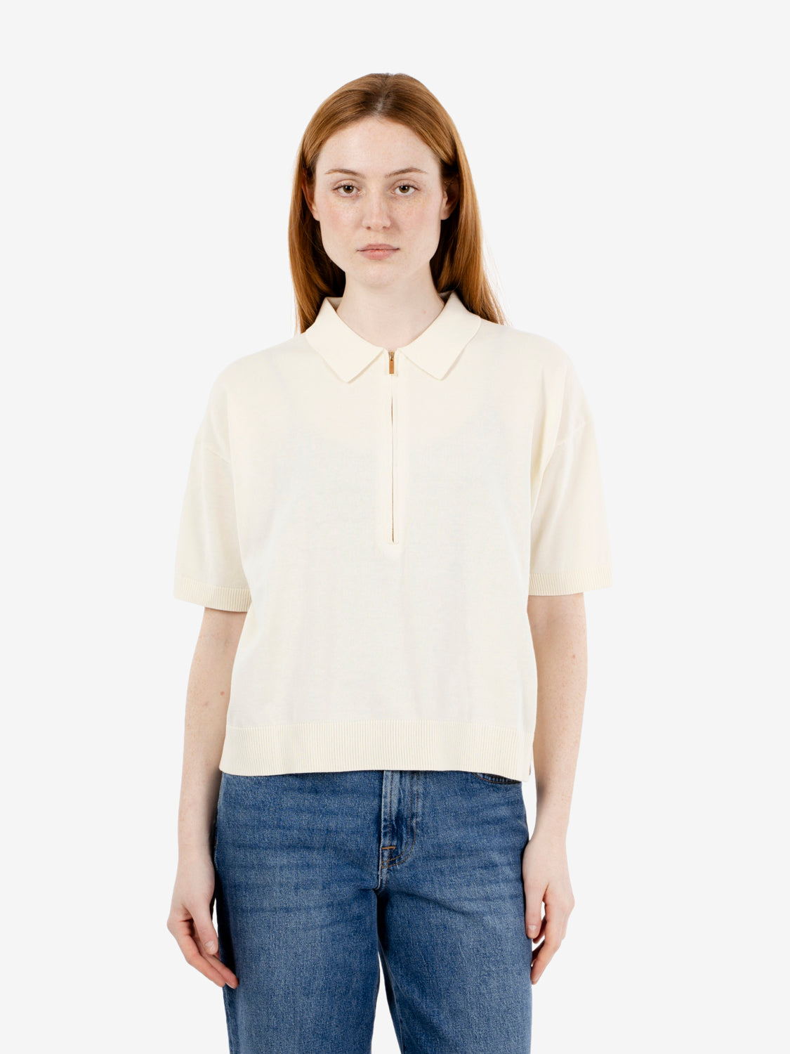 Polo Ambre in lana panna