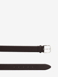 Gange dark brown leather belt