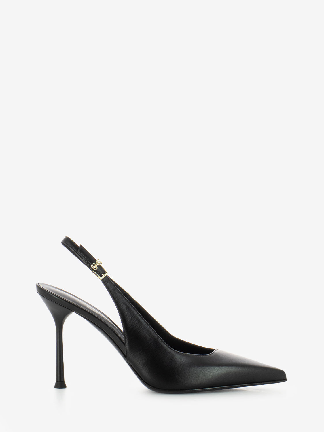 Chanel Mascia a punta con tacco nero