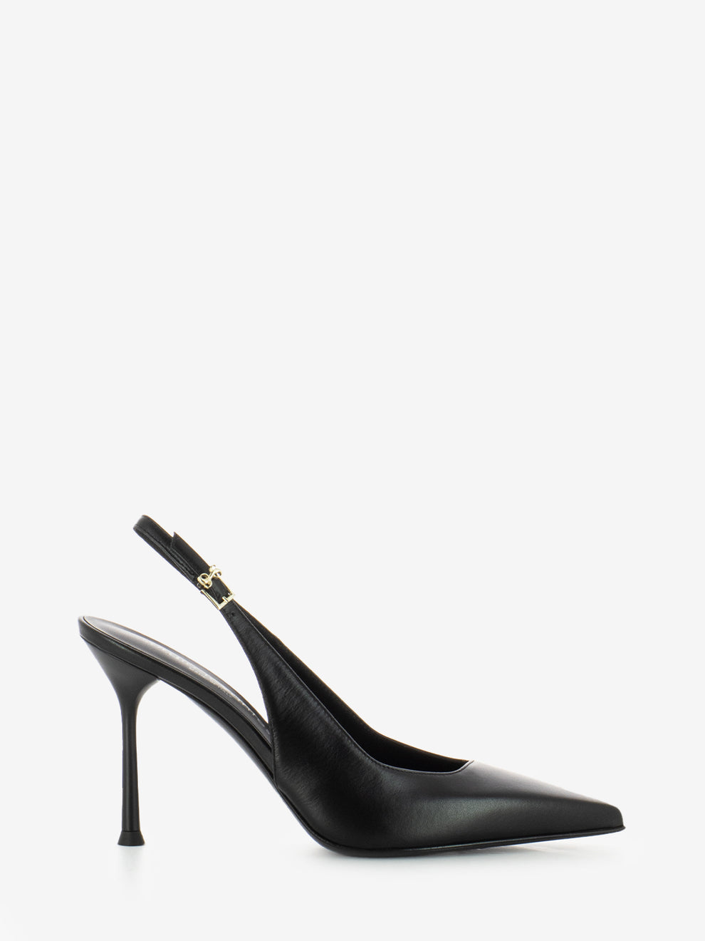 Chanel Mascia a punta con tacco nero