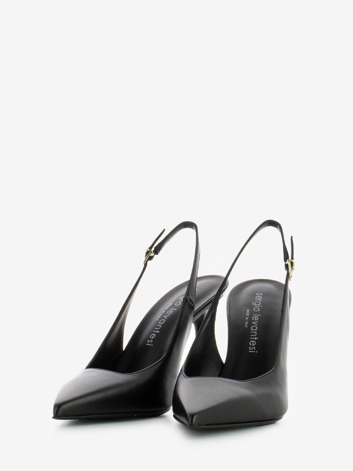 Chanel Mascia a punta con tacco nero