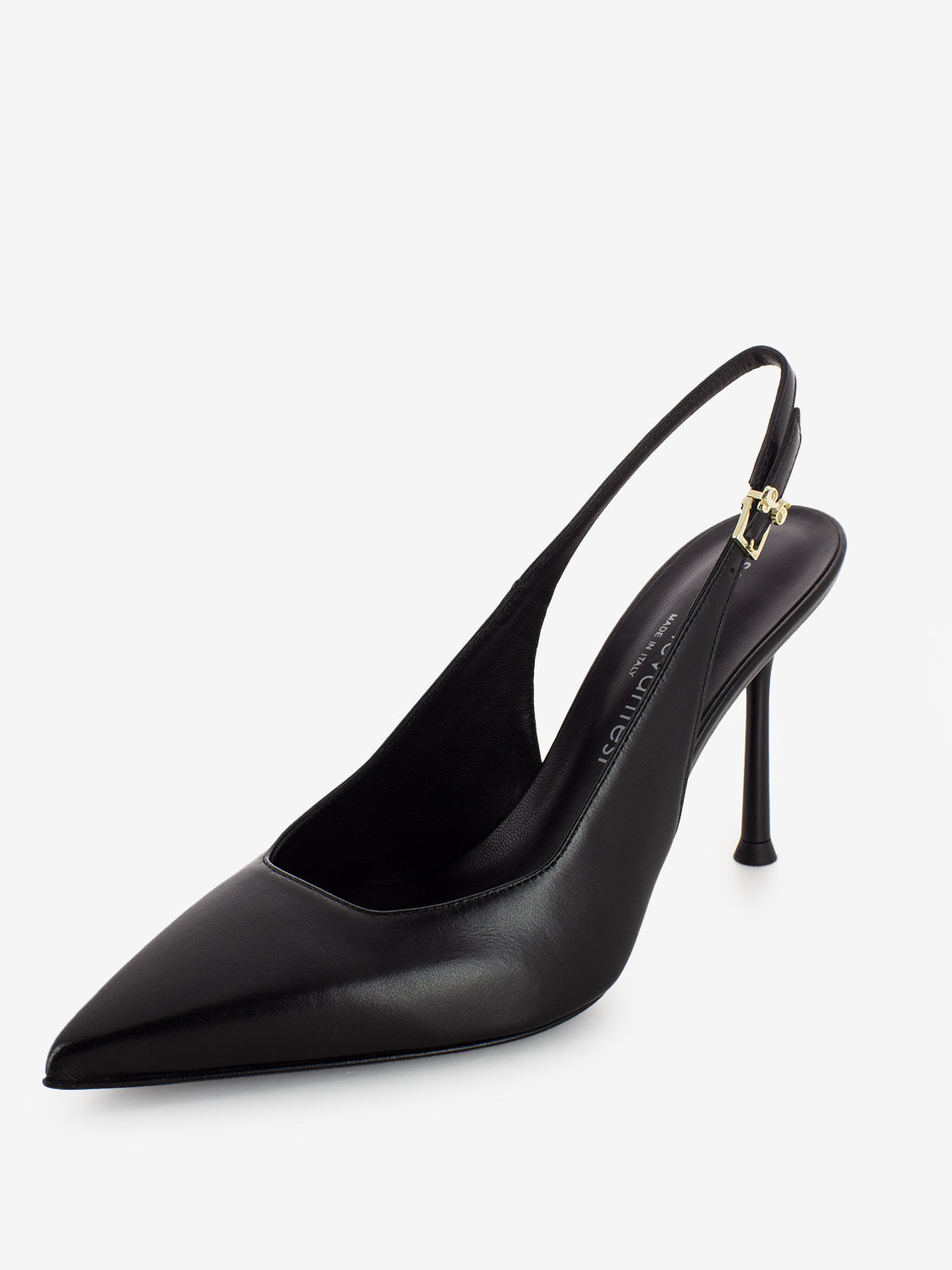 Chanel Mascia a punta con tacco nero