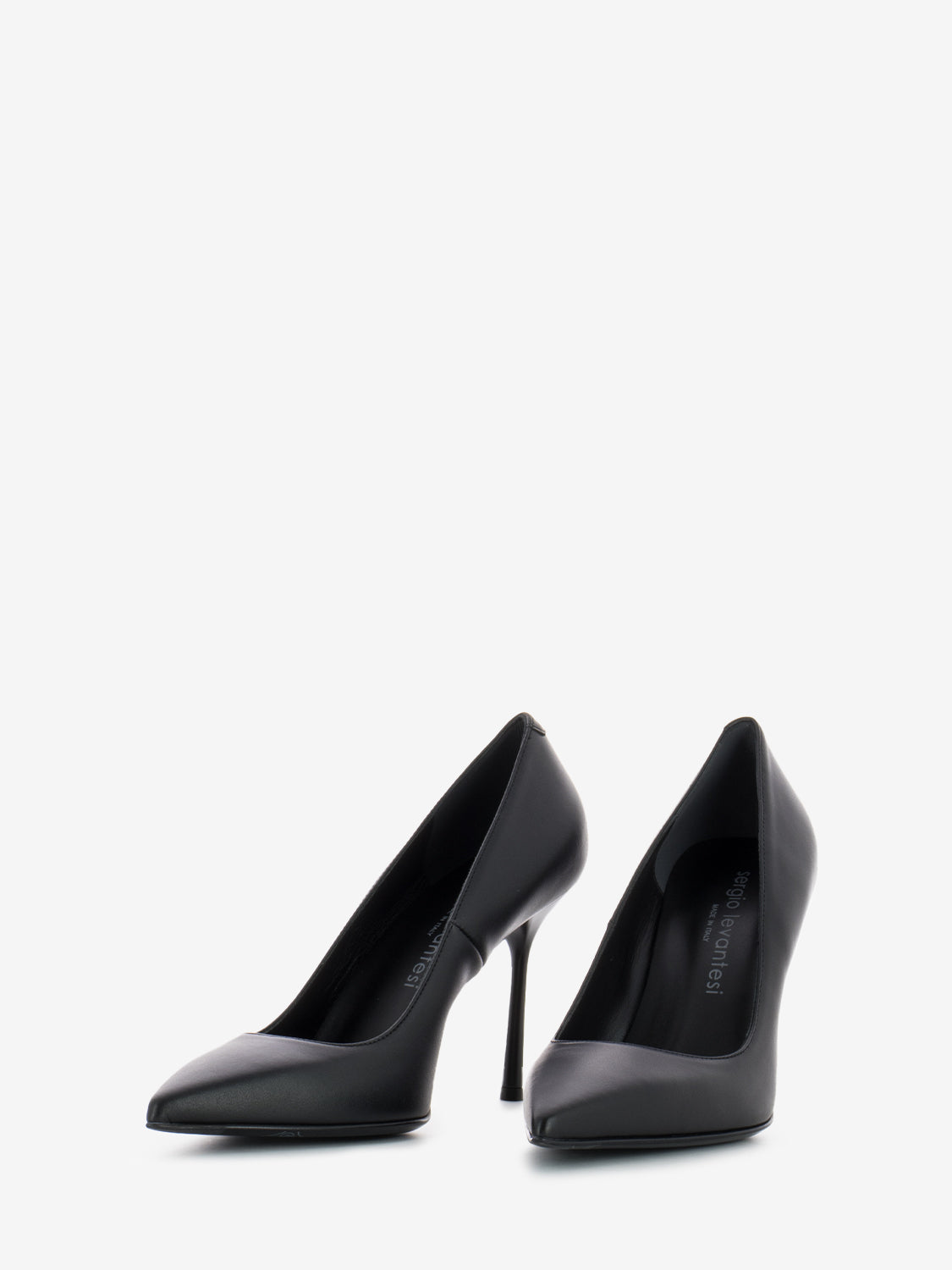 Musa black cashmere pumps
