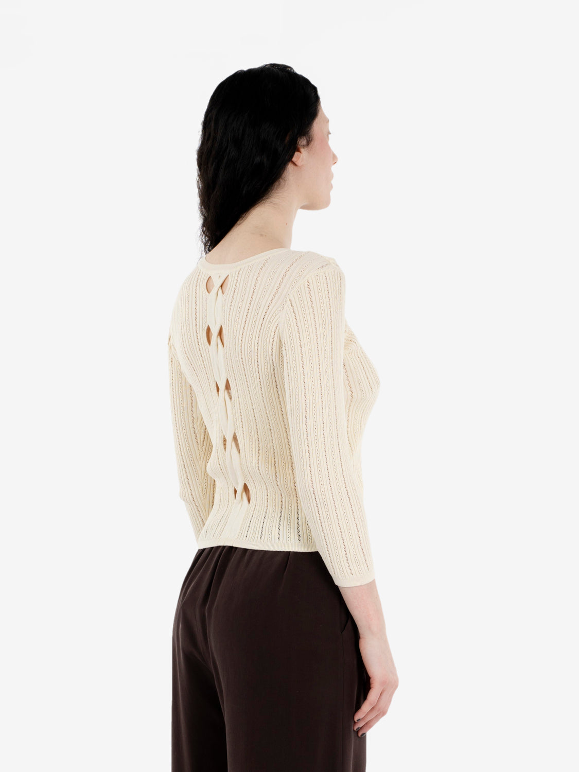 Alencar knitted jumper fleur de sel
