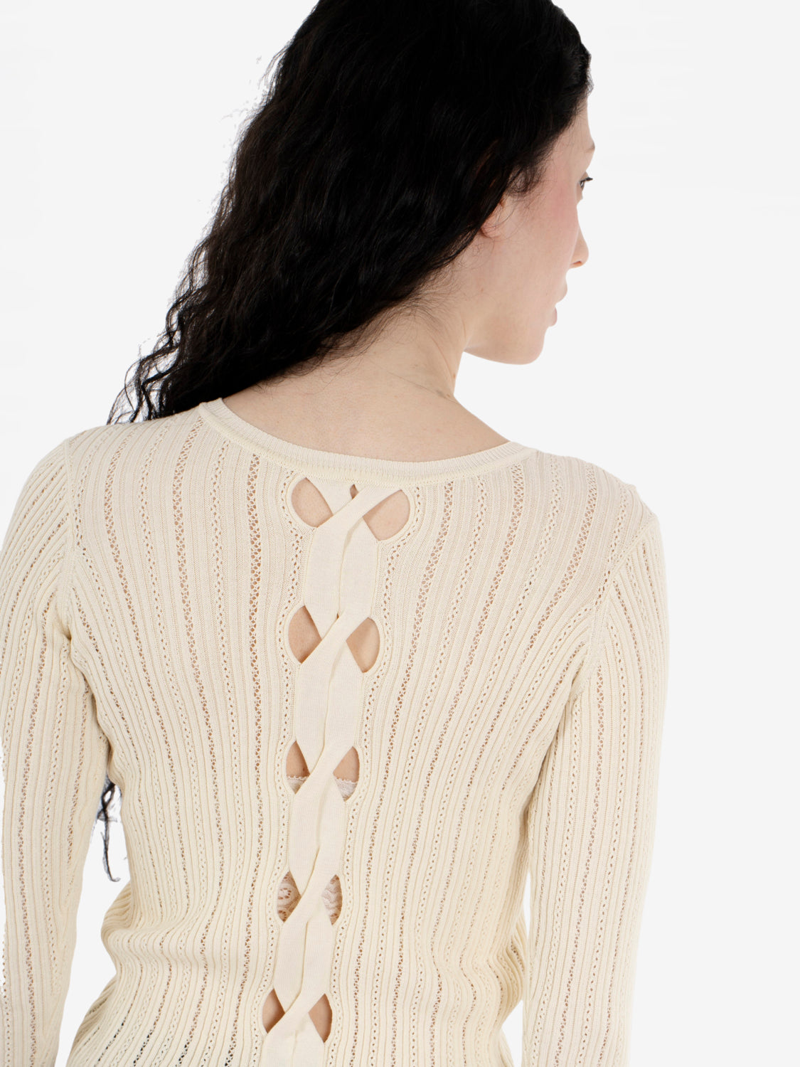 Alencar knitted jumper fleur de sel