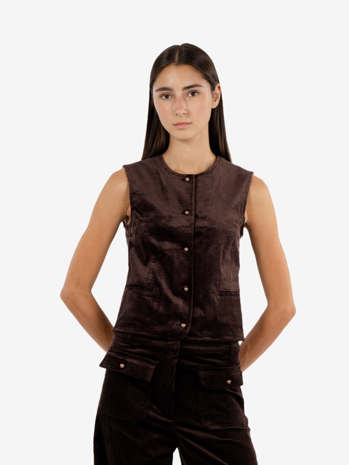 Buttoned top coffea