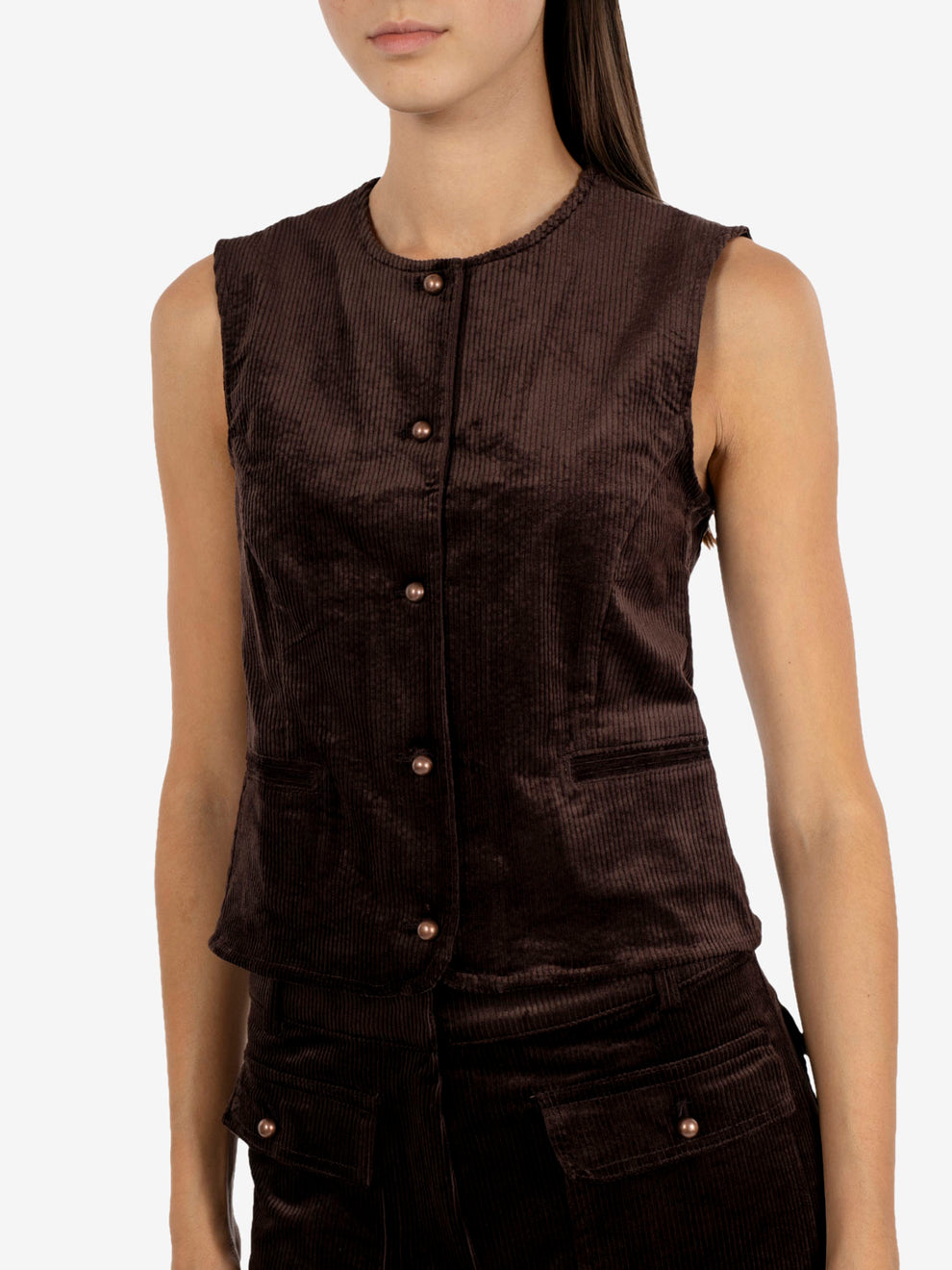 Buttoned top coffea