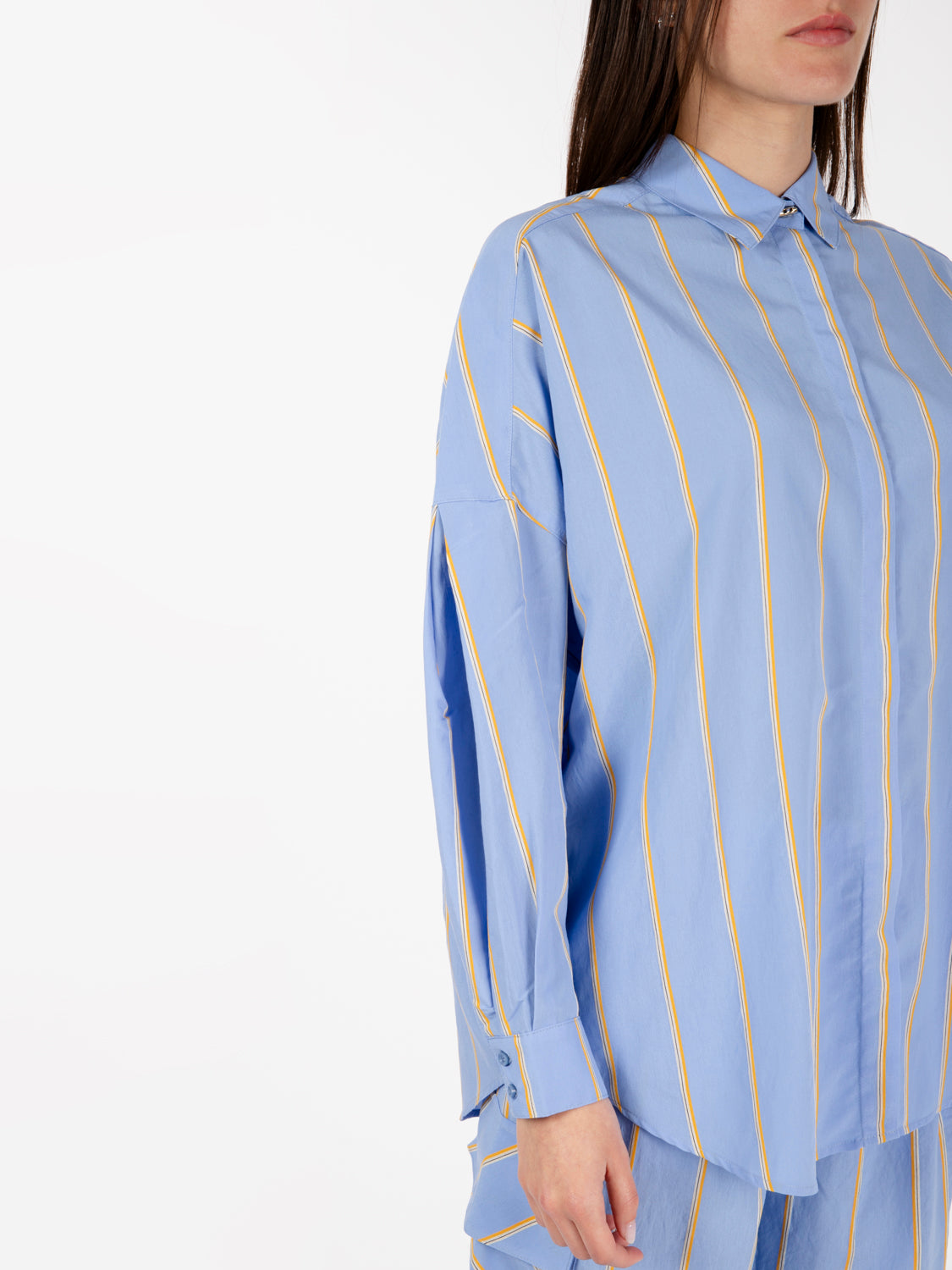 Celona light blue striped shirt