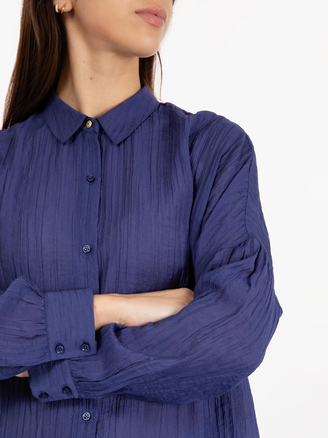 Camicia Botan clematis blue