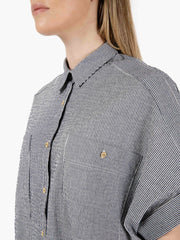 SESSUN - Camicia Della coutil blue
