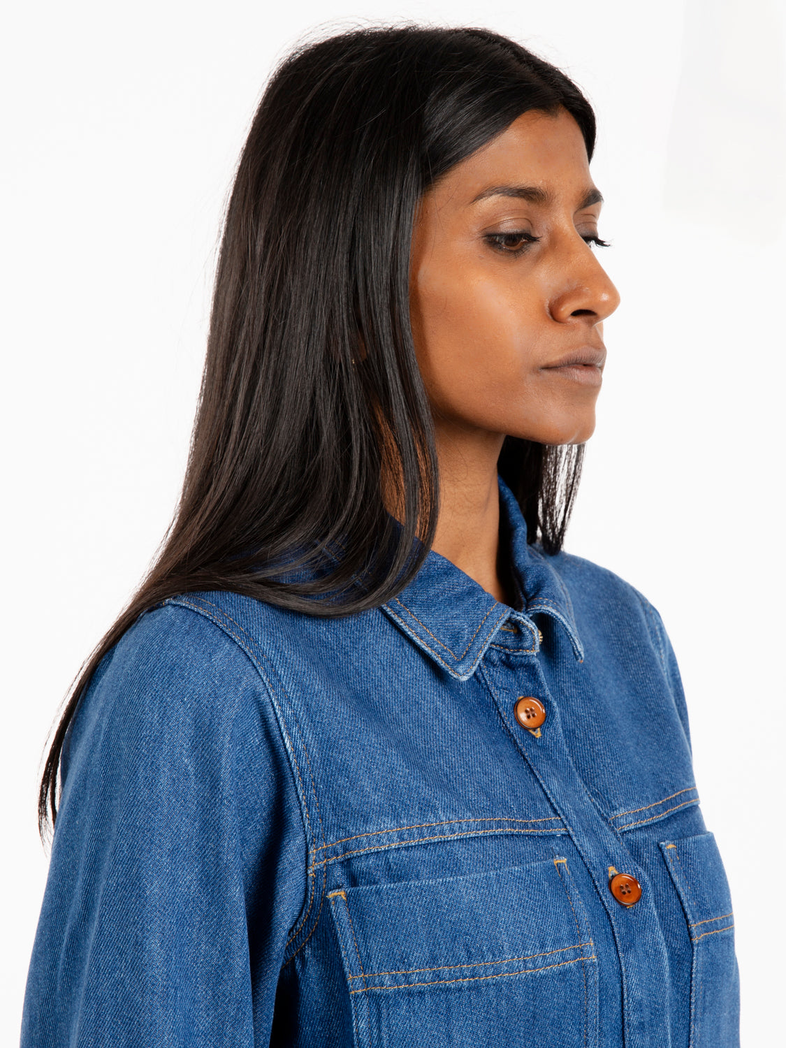 Leone Blue Denim Shirt