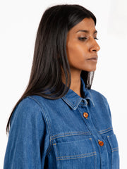 SESSUN - Camicia in denim Leone blue