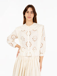 Soleia fleur de sel beige shirt
