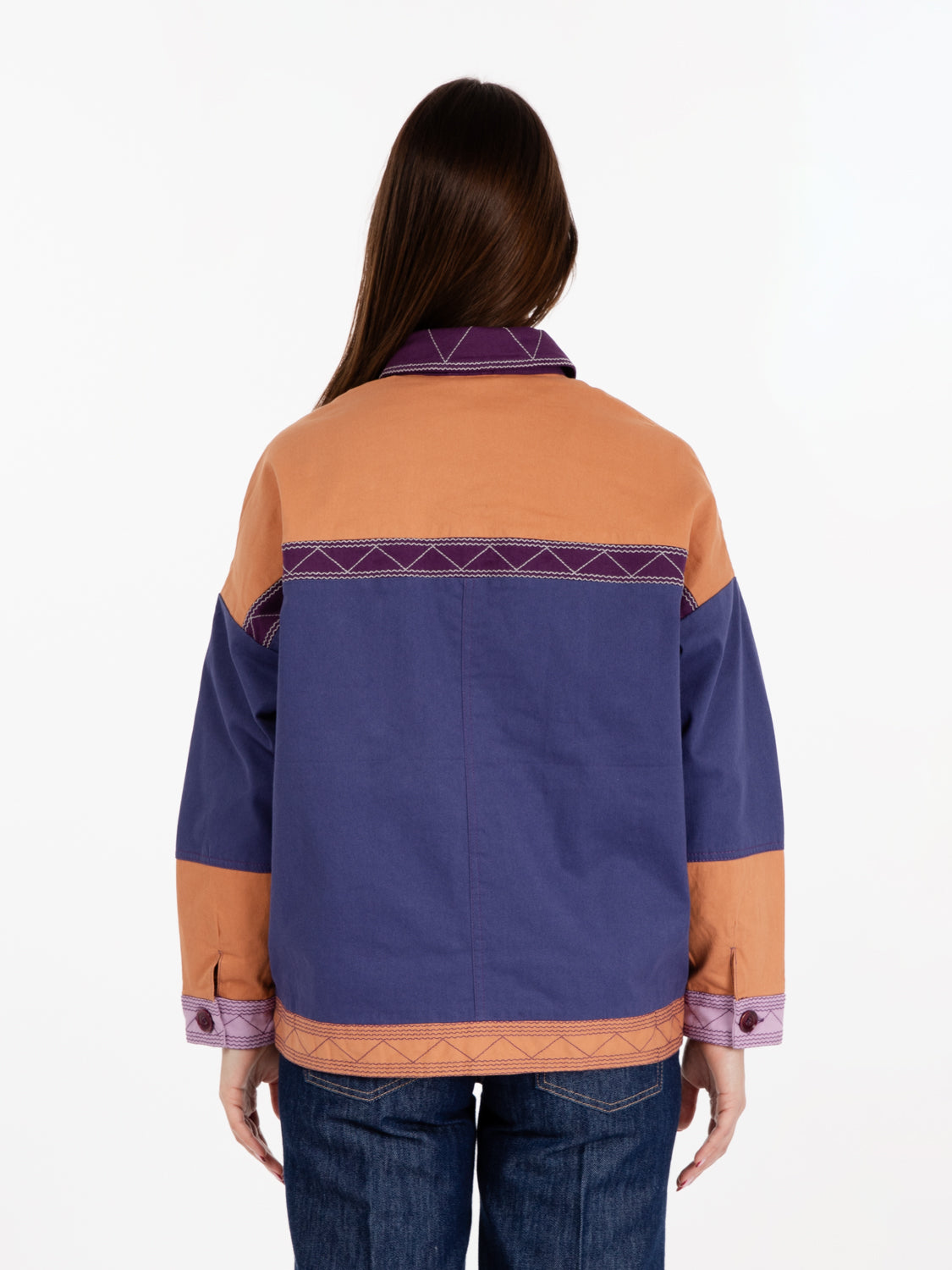 Giacca Alghero purple tan