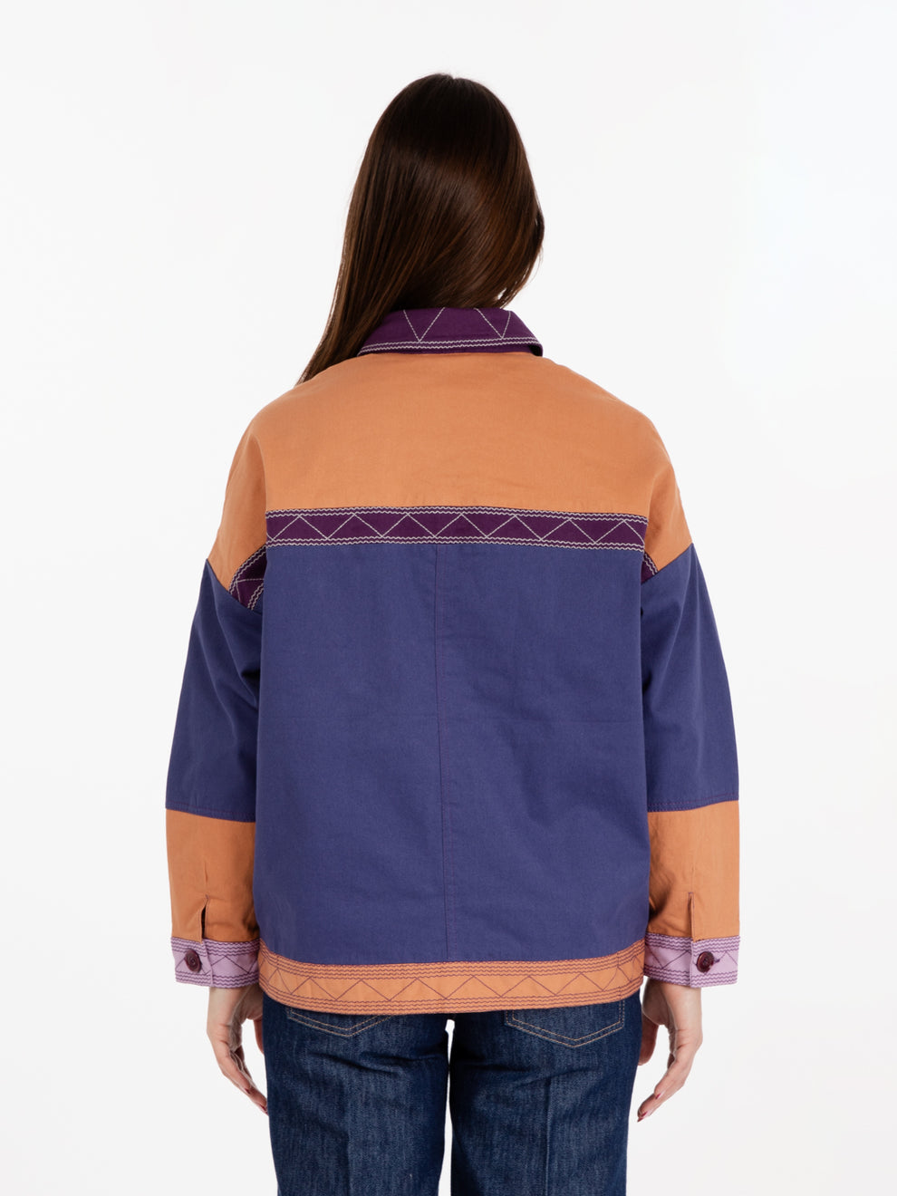 Giacca Alghero purple tan