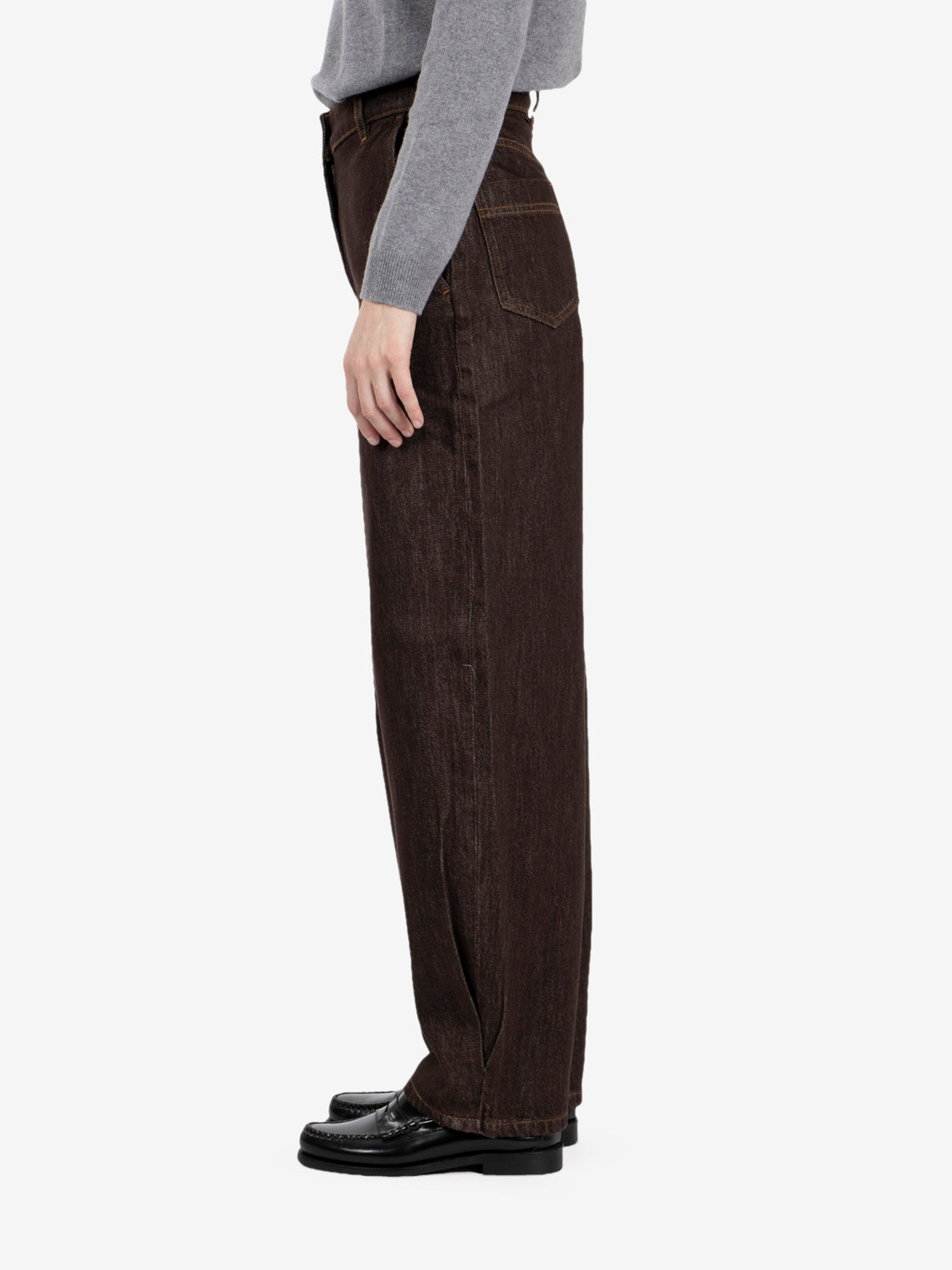 Jeans balloon brown