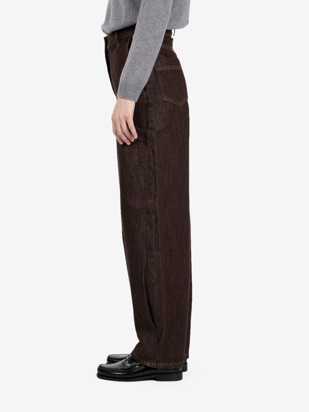 Jeans balloon brown