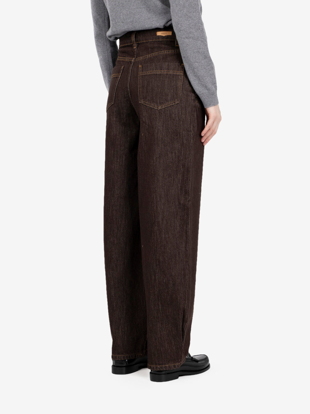 Jeans balloon brown