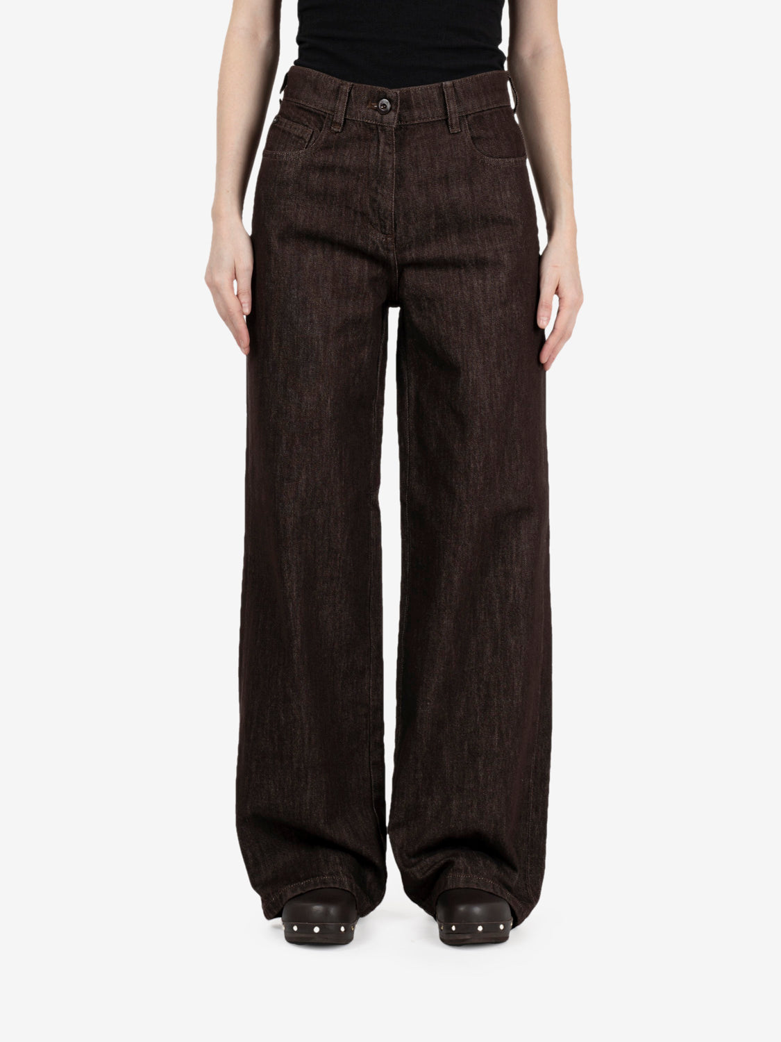 Jeans straight brown
