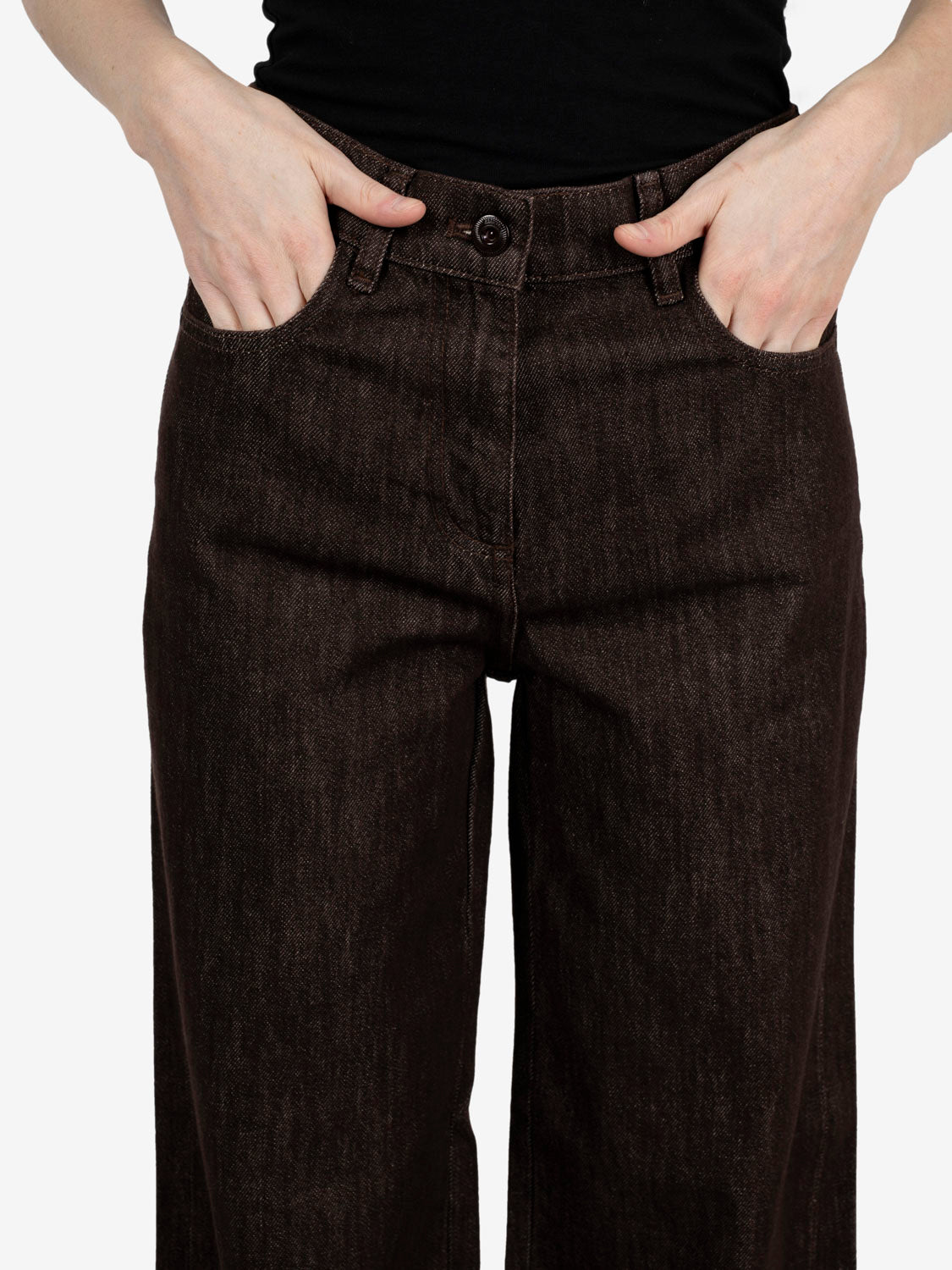 Jeans straight brown