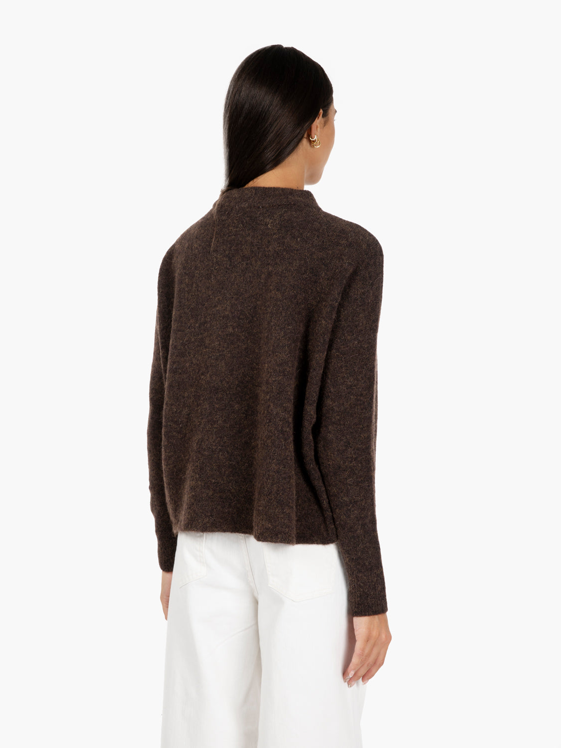 Wide mohair wood sweater
