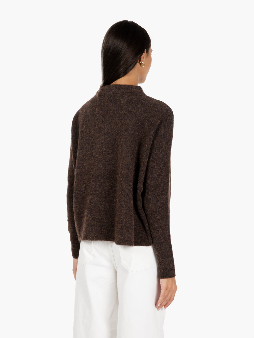 Wide mohair wood sweater