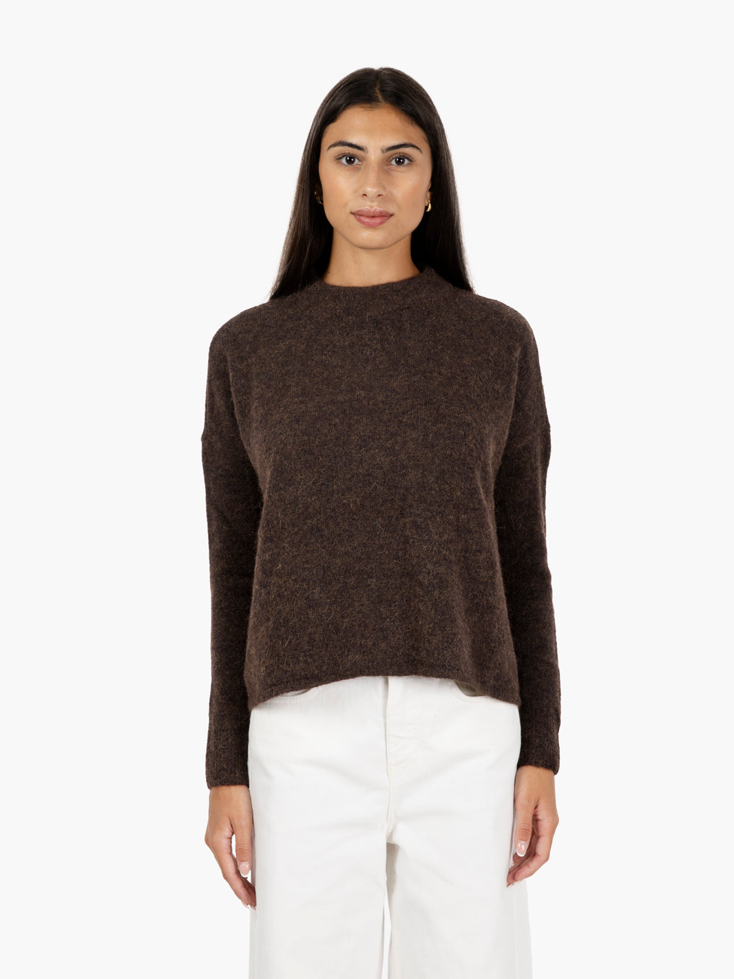 Wide mohair wood sweater