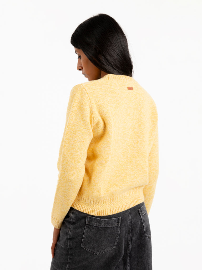 SESSUN - Maglione cropped silty camino sol