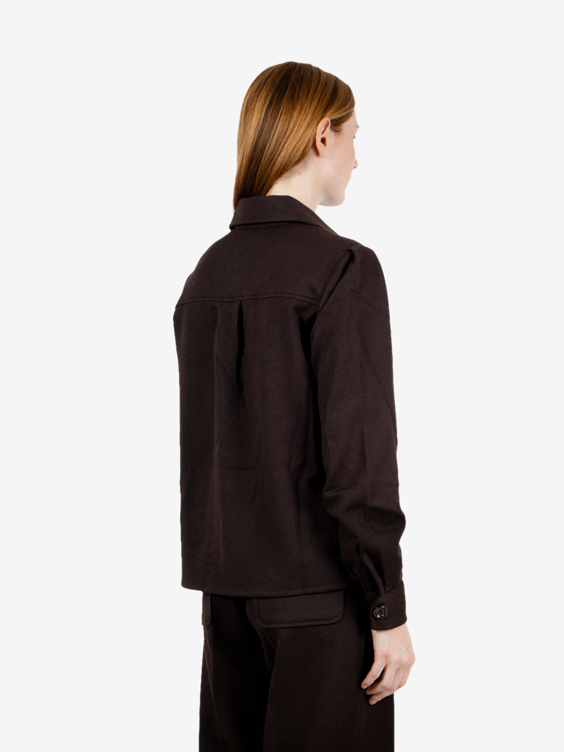 Overshirt with pockets ebene