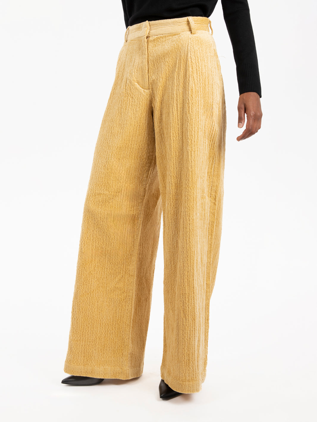 Pantalone palazzo vellutto paseo camino sol