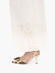 SESSUN - Pantaloni Isla brody fleur de sel