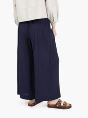 SESSUN - Pantaloni Isla minima bleu de chine