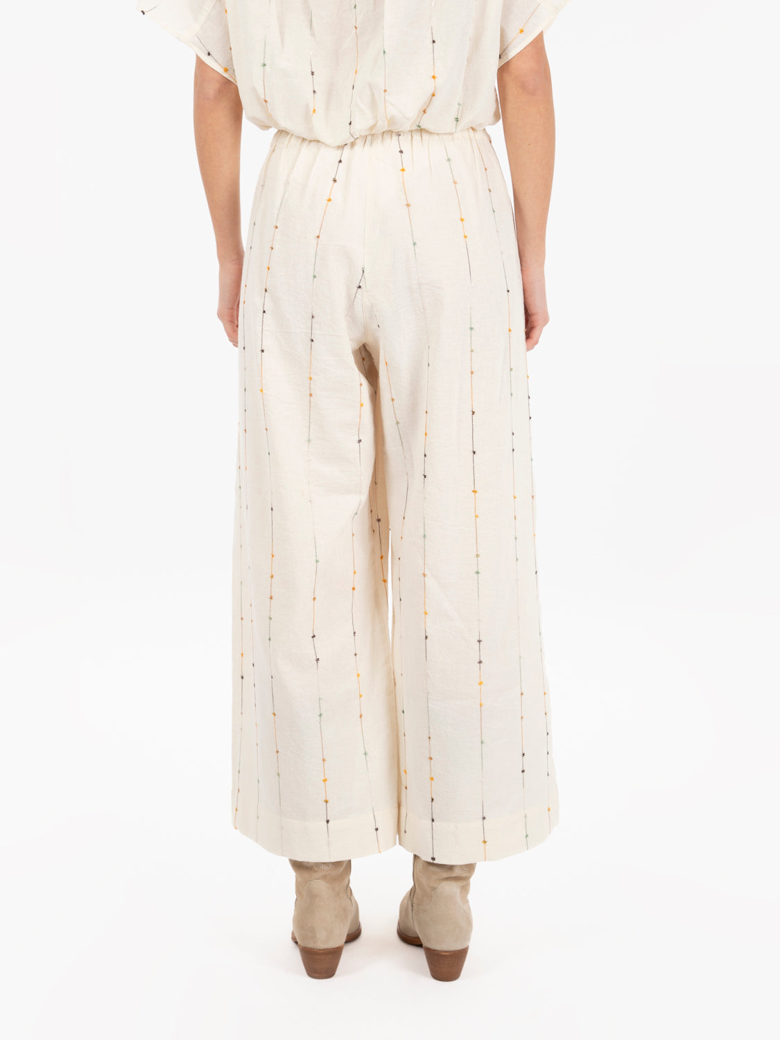 Pantaloni Isla minima fleur de sel beige