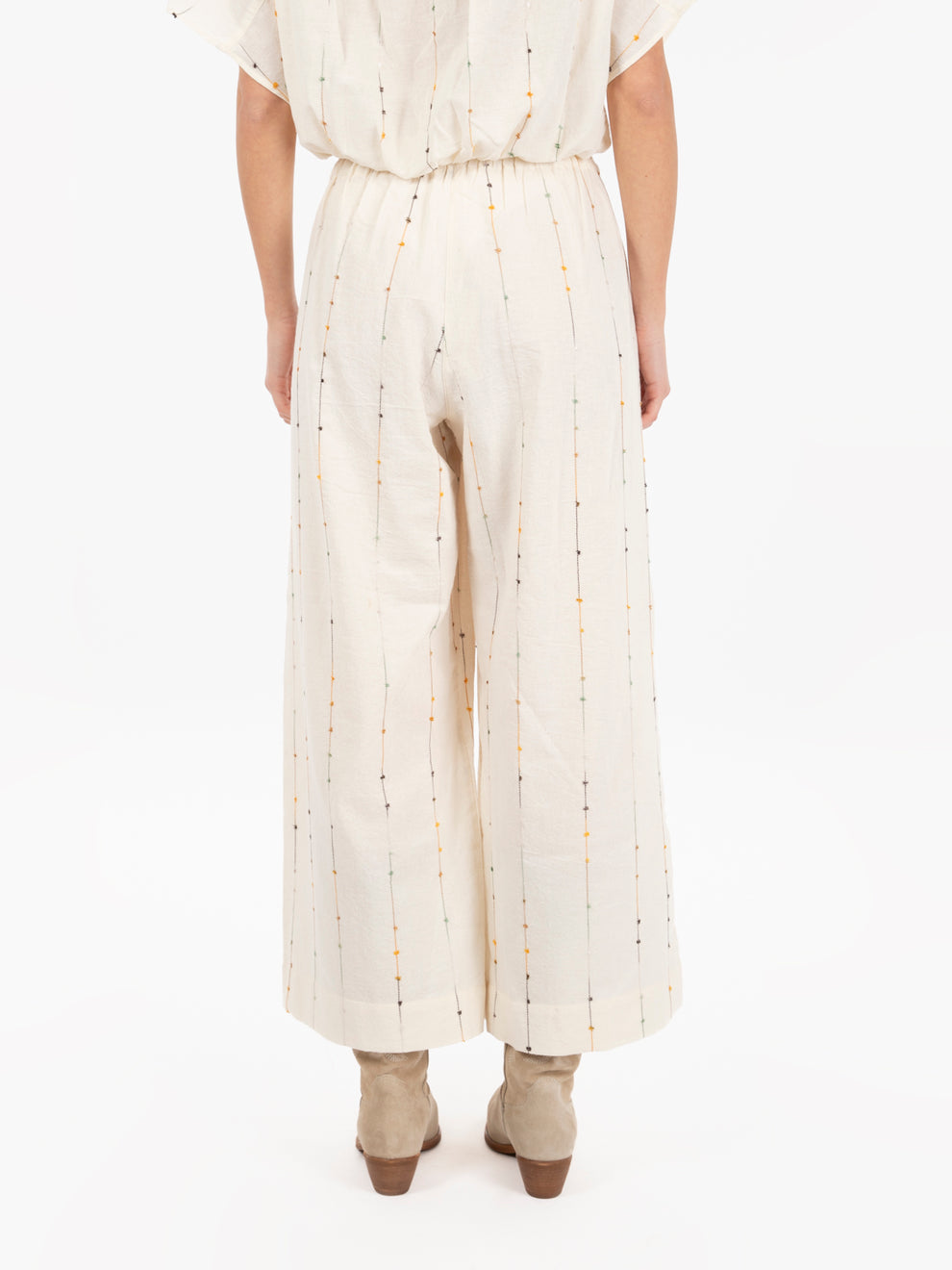 Pantaloni Isla minima fleur de sel beige